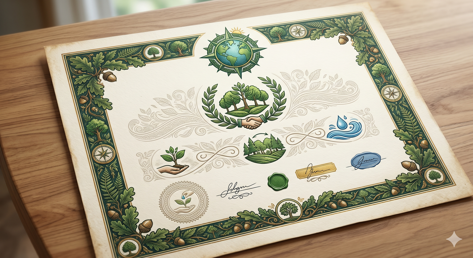 Certificate of Eco-Warriorship & Dedicated Service